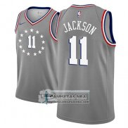 Camiseta 76ers Demetrius Jackson Ciudad 2018-19 Gris