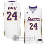 Camiseta Autentico Lakers Bryant Blanco