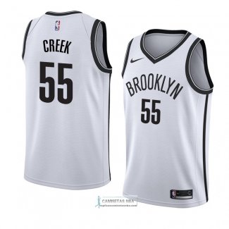 Camiseta Brooklyn Nets Mitch Creek Association 2018 Blanco