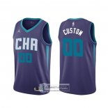 Camiseta Charlotte Hornets Personalizada Statement Edition Violeta