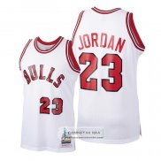 Camiseta Chicago Bulls Michael Jordan Hardwood Classics 1984-85 Blanco