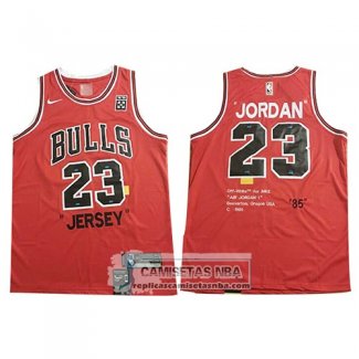 Camiseta Chicago Bulls Michael Jordan Retro 1985 Rojo
