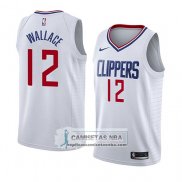 Camiseta Clippers Tyrone Wallace Association 2018 Blanco