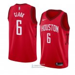 Camiseta Houston Rockets Gary Clark Earned 2018-19 Rojo