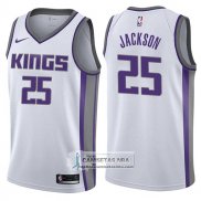 Camiseta Kings Justin Jackson Association 2017-18 Blanco