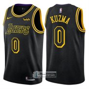 Camiseta Lakers Kyle Kuzma Ciudad Negro