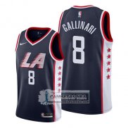 Camiseta Los Angeles Clippers Danilo Gallinari Ciudad 2019 Azul