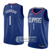 Camiseta Los Angeles Clippers Jerome Robinson Icon 2018 Azul