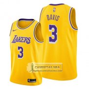 Camiseta Los Angeles Lakers Anthony Davis Icon 2019 Amarillo