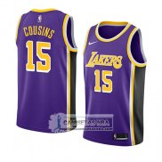 Camiseta Los Angeles Lakers Demarcus Cousins Statement 2019-20 Violeta