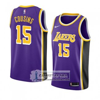 Camiseta Los Angeles Lakers Demarcus Cousins Statement 2019-20 Violeta