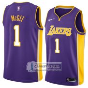 Camiseta Los Angeles Lakers Javale Mcgee Statement 2018 Violeta