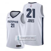 Camiseta Memphis Grizzlies Tyus Jones Association Blanco