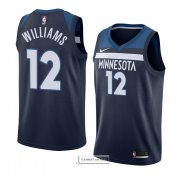 Camiseta Minnesota Timberwolves C. J. Williams Icon 2018 Azul