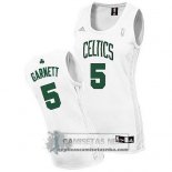 Camiseta Mujer Celtics Garnett Blanco