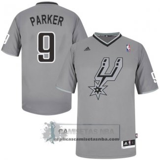 Camiseta Navidad 2013 Spurs Parker Gris