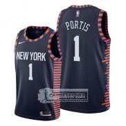 Camiseta New York Knicks Bobby Portis Ciudad 2019 Azul