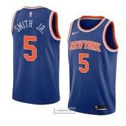 Camiseta New York Knicks Dennis Smith Jr. Icon 2018 Azul