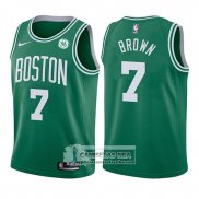 Camiseta Nino Celtics Jaylen Brown Icon 2017-18 Verde
