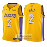 Camiseta Nino Lakers Lonzo Ball Icon 2017-18 Oro