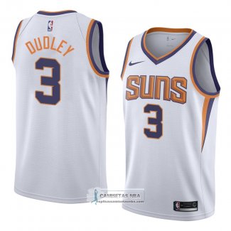 Camiseta Phoenix Suns Jared Dudley Association 2018 Blanco