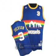 Camiseta Retro Nuggets Iverson Azul