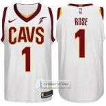 Nike Camiseta Cavaliers Rose 2017-18 Blanco
