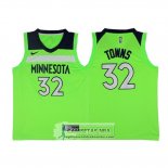 Camiseta Autentico Timberwolves Towns 2017-18 Verde
