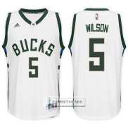 Camiseta Bucks D.j. Wilson Home 2017-18 Blanco
