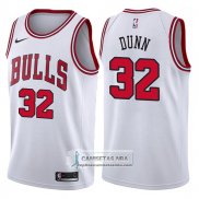 Camiseta Bulls Kris Dunn Association 2017-18 Blanco
