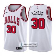 Camiseta Bulls Noah Vonleh Association 2017-18 Blanco