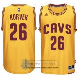 Camiseta Cavaliers Korver 2015 Amarillo