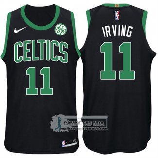 Camiseta Celtics Kyrie Irving 2017-18 Negro