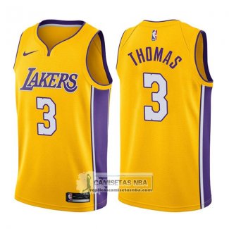 Camiseta Lakers Isaiah Thomas Icon 2017-18 Oro