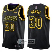 Camiseta Lakers Julius Randle Ciudad 2017-18 Negro
