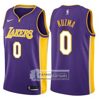 Camiseta Lakers Kyle Kuzma Statement 2018 Violeta