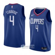 Camiseta Los Angeles Clippers Milos Teodosic Icon 2018 Azul