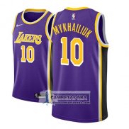 Camiseta Los Angeles Lakers Sviatoslav Mykhailiuk Statement 2018