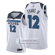 Camiseta Minnesota Timberwolves Jacob Evans III Association 2019-20 Blanco