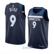 Camiseta Minnesota Timberwolves Luol Deng Icon 2018 Azul