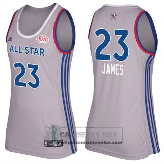 Camiseta Mujer All Star 2017 James Cavaliers Gris