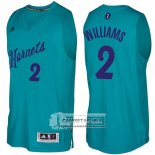 Camiseta Navidad Hornets Marvin Williams 2016 Teal