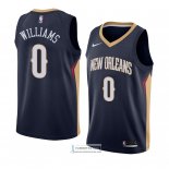Camiseta New Orleans Pelicans Troy Williams Icon 2018 Azul
