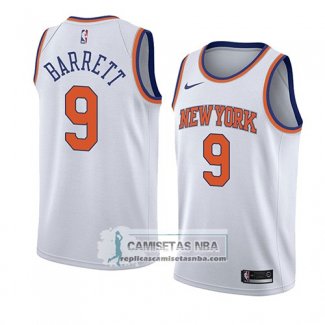 Camiseta New York Knicks R.j. Barrett Statement 2019-20 Blanco