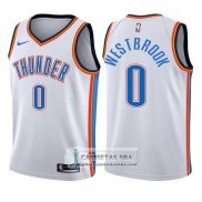 Camiseta Nino Thunder Russell Westbrook Association 2017-18 Blan