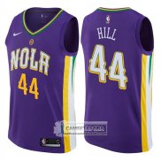 Camiseta Pelicans Solomon Hill Ciudad 2017-18 Violeta