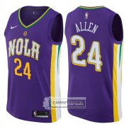 Camiseta Pelicans Tony Allen Ciudad 2017-18 Violeta