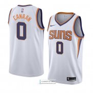 Camiseta Phoenix Suns Isaiah Canaan Association 2018 Blanco