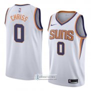 Camiseta Phoenix Suns Marquese Chriss Association 2018 Blanco