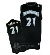 Camiseta Retro Timberwolves Garnett Negro